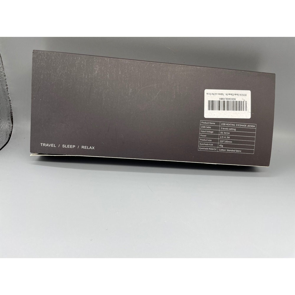 JEENDA USB‎ HEATING EYESHADE Sleep Mask 3 Levels Setting DC 5V1A Power 2545W - Picture 4 of 6